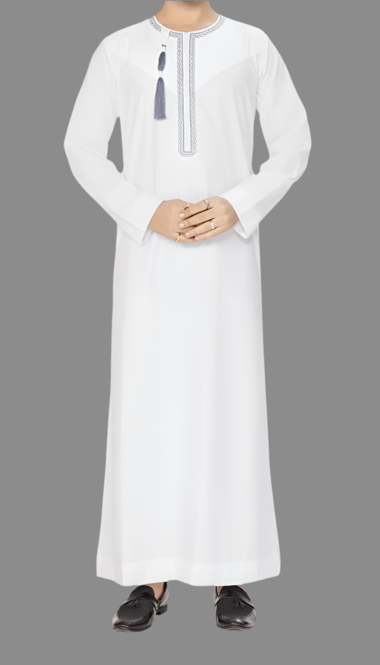 MD NO 2 (SIZE 32 - 62) BIN DAWOOD THOBES WHITE