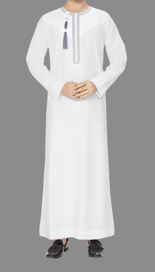 MD NO 2 (SIZE 32 - 62) BIN DAWOOD THOBES  WHITE
