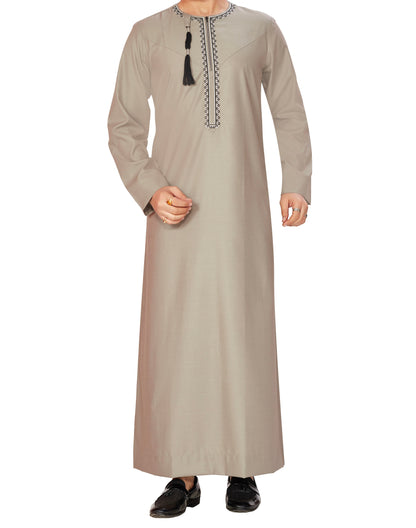 BD OMANI THOBES BEIGE  (SIZE 52 - 62)