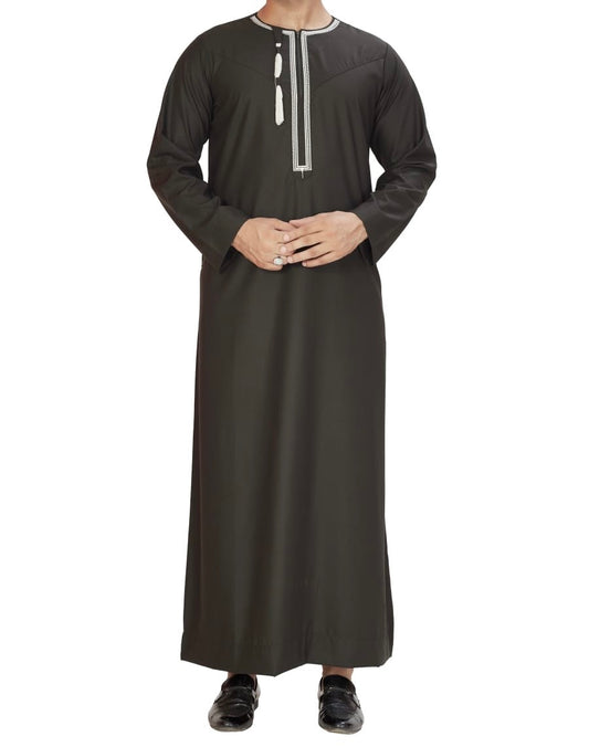 MD NO 3 (SIZE 32 - 62) BIN DAWOOD THOBES ARMY GREEN