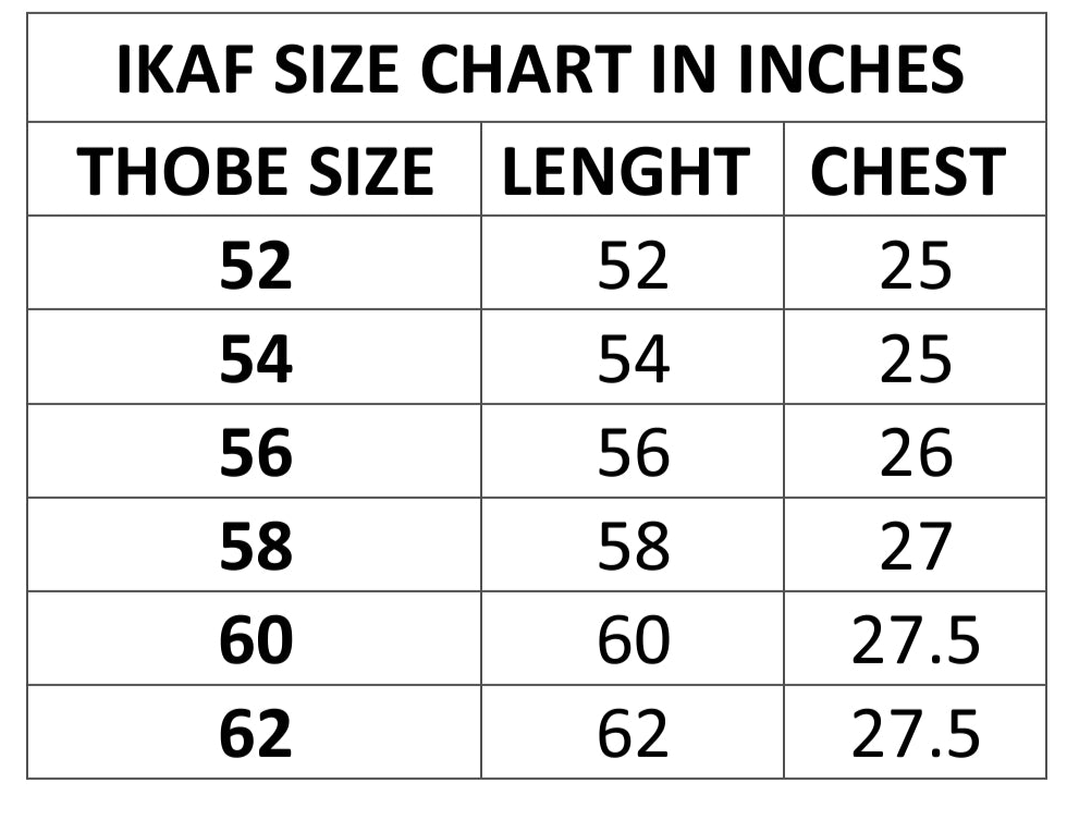 IKAF OMANI THOBES