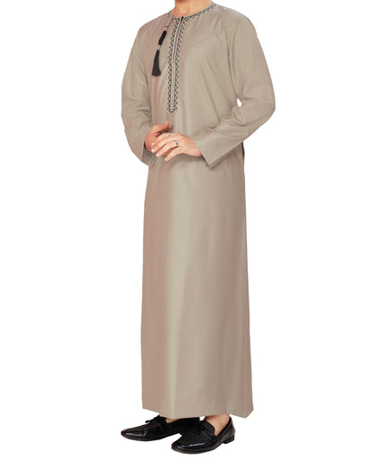 BD OMANI THOBES BEIGE  (SIZE 52 - 62)