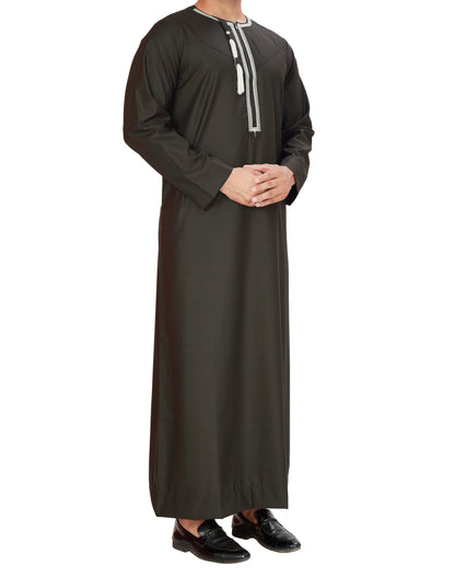 BD OMANI THOBES ARMY GREEN  (SIZE 52 - 62)